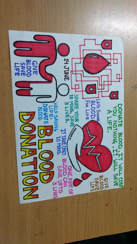 Hosa Poster Ideas, Poster Making On Organ Donation, Poster On Blood Donation, Hiv Aids Art Poster Drawing, Organ Donation Poster Drawing, Organ Donation Poster Creative, Donor Darah Design, Advertisement Poster Drawing, Blood Drive Poster Ideas