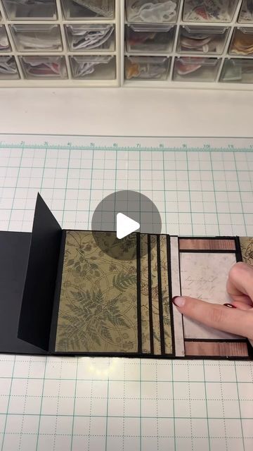 Lachimolala_things on Instagram: "New waterfall tutorial 💜 #lachimolala_things #scrap #scrapbooking #tutorial #stamperia #bts #btsarmy #waterfall ll" Waterfall Album Tutorial, Waterfall Scrapbook, Waterfall Tutorial, Scrapbooking Tutorial, Album Tutorial, Mini Album Tutorial, Photo Journal, September 28, Mini Album