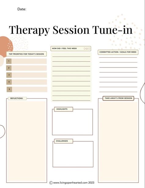 Second Therapy Session, What To Work On In Therapy, Therapy Session Notes Template, Prepare For Therapy Sessions, Therapist Note Template, Therapist Notes Template, Pre Post Therapy Reflections, Pre And Post Therapy Notes, Therapy Note Taking