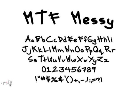 Download Messy font for iOS, Android, macOS, or Windows for free, or you can buy the full version with a commercial license here. Perhaps you’re in a rush and need a handwritten font to express that perfectly. This font is Messy – it has a natural, hastily appearance that can add so much meaning to […] The post Messy Font appeared first on FreeFontDL. Messy Fonts, Copy And Paste Fonts, Tattoo Generator, Best Free Script Fonts, Handwritten Type, Free Handwritten Fonts, Font Lettering, Font Ideas, Trendy Fonts