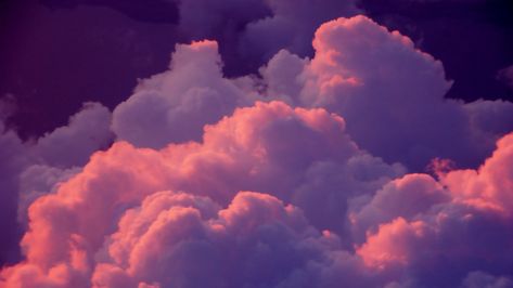 white clouds #clouds #sky night sky simple background #nature #1080P #wallpaper #hdwallpaper #desktop Pink Clouds, The Sky, I Hope, Laptop, Wallpapers, Purple, Pink