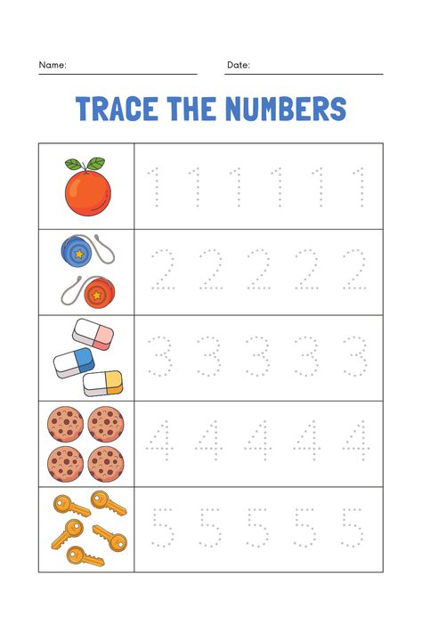 Trace the numbers 1 2 3 4 5 Teach your pre-schooler to trace their numbers Nursery School Worksheets, 1 2 3 Worksheets Preschool, Pre Schooler Activities Worksheet, Trace The Numbers Worksheet, Age 3 Worksheets, Pre Schooler Craft Activities Ideas, Number 1 2 3 4 Worksheet, 1 To 5 Worksheet For Kids, Pre Schooler Worksheet Tracing