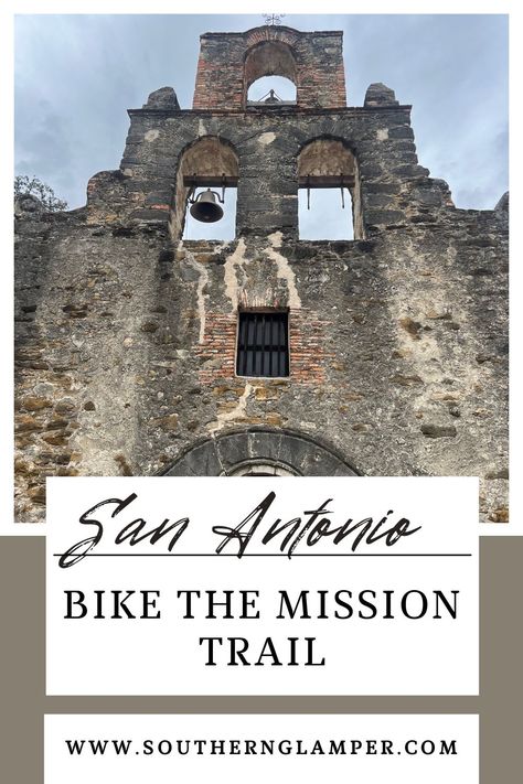 San Antonio Missions Trail, Visit San Antonio, San Antonio Missions, Travel Texas, Downtown San Antonio, Bike Trail, At Your Own Pace, Your Own Pace, Pop Up Camper