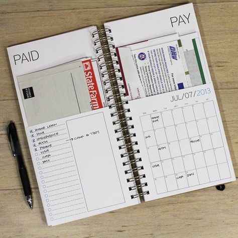 Responsible Aesthetic, Bills Calendar, Bullet Journal Lettering, Financially Responsible, Bill Calendar, Organization Notes, Budget Plan, Bill Organization, Budget Envelopes