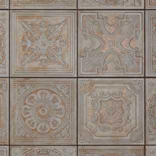 Antique Kitchen Backsplash, Vintage Backsplash, Kitchen 2025, Antique Tin Ceiling Tile, Ceiling Solutions, Fireplace Facade, Furniture Redos, Patterned Wall, 3d Wall Tiles