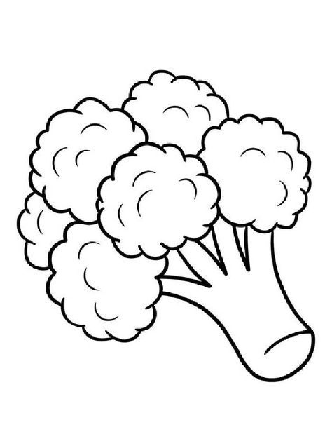 Broccoli Coloring Pages FacebookPinterestXShare Broccoli Coloring Page, Broccoli Drawing Simple, Simple Food Coloring Pages, Vegetable Coloring Pages Free Printable, Fruits Colouring Pages For Kids, Vegetables Drawing For Kids, Broccoli Drawing, Vegetables Drawing, Coloring Challenge