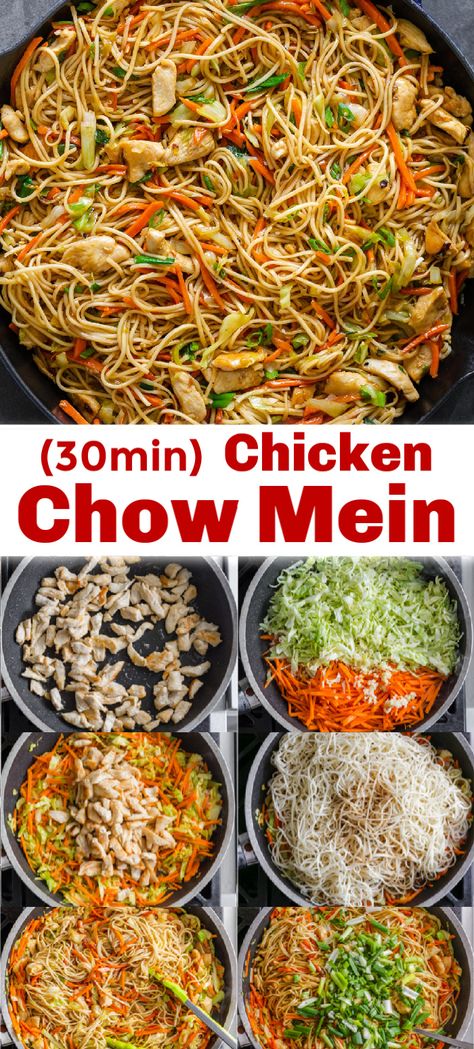 Best Ever Chicken, Resepi Ayam, Chow Mein Recipe, Cibo Asiatico, Chicken Chow Mein, Better Than Takeout, Chinese Cooking Recipes, Easy Chinese Recipes, Läcker Mat