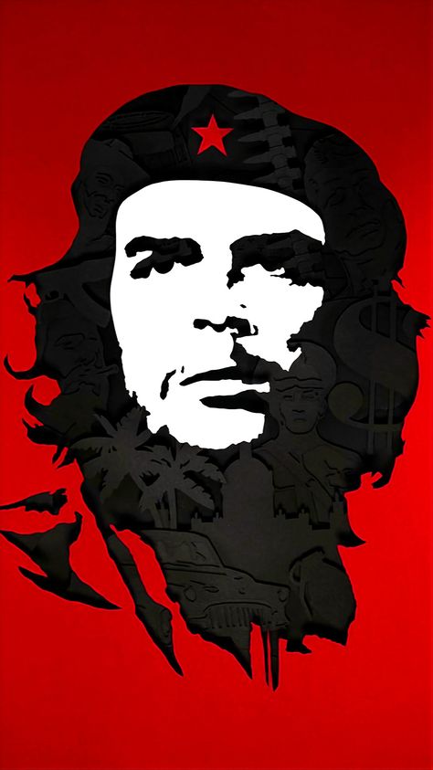 Communism Wallpaper Art, Che Guevara Photos, Che Guevara Images, Jungle Theme Rooms, Che Guevara Art, Colorful Art Paintings, Boxing Images, Bob Marley Art, Ernesto Che