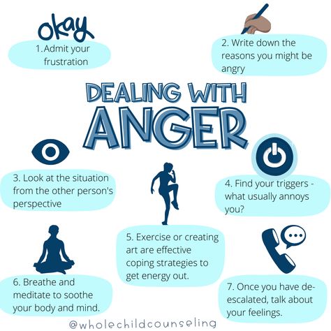 How To Calm Your Anger, How To Let Go Of Frustration, Anger Therapeutic Activities, Breathing Exercises For Anger, How To Reduce Anger Issues, Anger Coping Strategies, Release Anger Quotes, How To Let Anger Out, How To Stop Being Angry All The Time