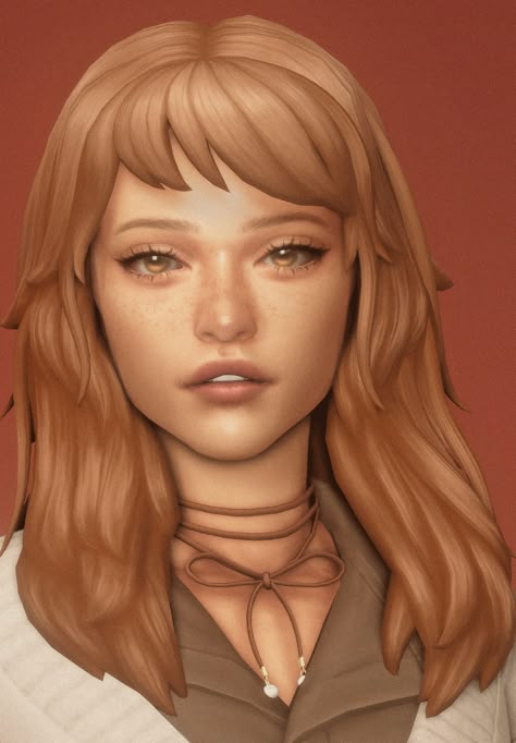 krista hairs | dogsill on Patreon Sims 4 Hair With Bangs, Sims 4 Bangs Cc, Sims 4 Cc Bangs, Werewolf Hair, Sims 4 Bangs, Sims 4 Werewolf Cc, Sims 4 Werewolf, Sims Tops, Ts4 Hair