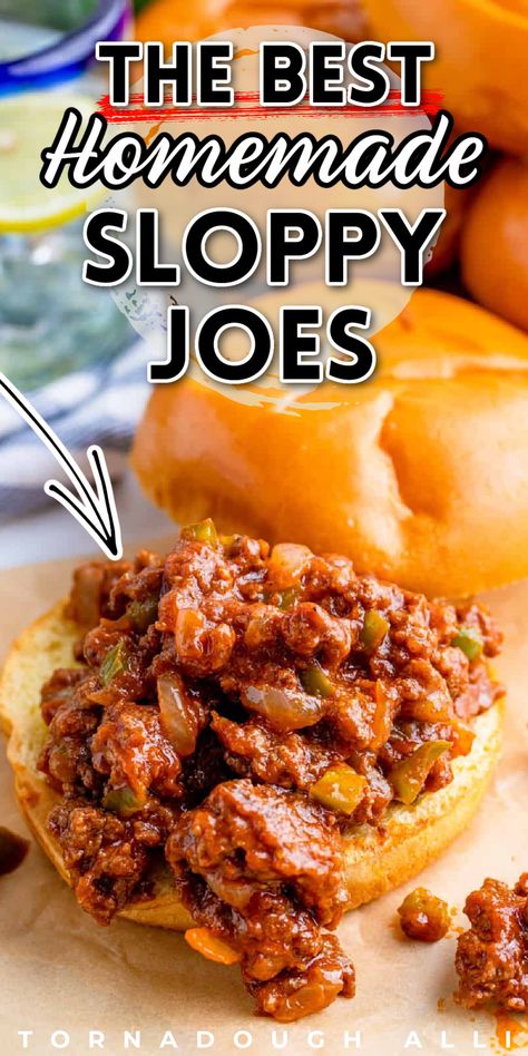 Easy Sloppy Joes, Chicken Gumbo Soup, Homemade Sloppy Joe Recipe, Sloppy Joes Easy, Turkey Ideas, Homemade Sloppy Joes, Joe Recipe, Sloppy Joes Recipe, American Recipes