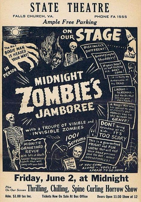 Zombie Poster, Show Posters, Retro Horror, Horror Posters, Retro Advertising, Classic Horror Movies, Horror Show, Horror Movie Posters, Classic Monsters