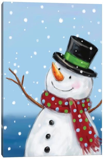 Makiko Art, Snowmen Pictures, Christmas Paintings On Canvas, Frosty The Snowman, Christmas Rock, Holiday Painting, Snowman Painting, Frosty The Snowmen, Christmas Canvas