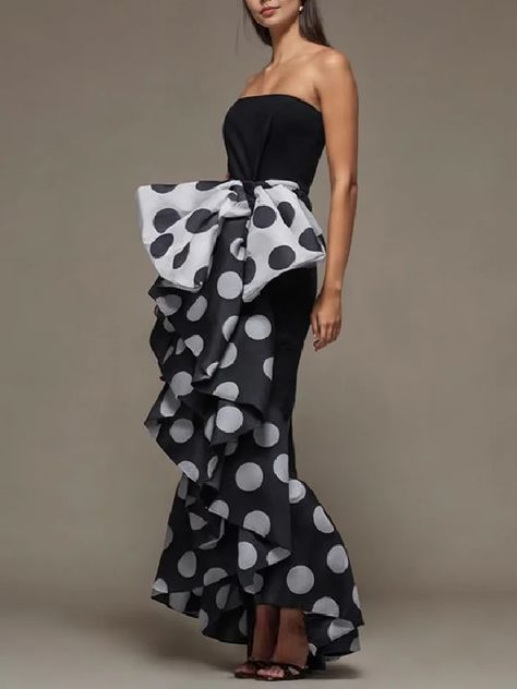 Womens polka dot dress