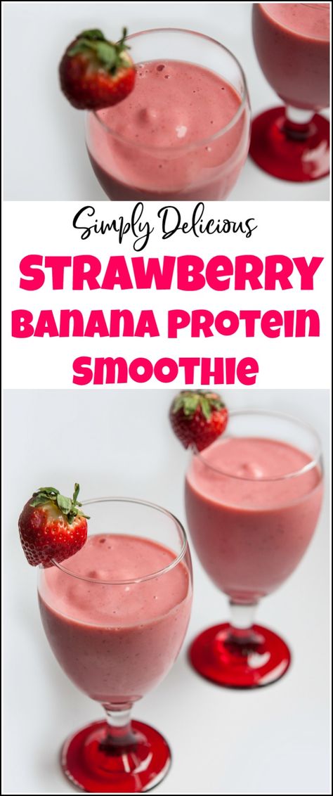 Enjoy this delicious strawberry banana protein smoothie for a snack or breakfast. Healthy and delicious smoothie with protein. This protein fruit smoothie is sure to please your taste buds. strawberry banana protein shake, strawberry protein smoothie, strawberry protein shake recipe, protein smoothie recipe. via @justthewoods Strawberry Banana Protein Smoothie, Fruit Protein Shakes, Protein Fruit Smoothie, Strawberry Protein Smoothie, Smoothie Strawberry, Banana Protein Shake, Banana Protein Smoothie, Protein Fruit, Dance Major