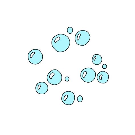 Bubble Underwater Drawing, Bubbles Painting Easy, Easy Bubble Drawing, Bubble Painting Easy, Painting Bubbles Easy, Draw Bubbles Step By Step, Ocean Bubbles Drawing, Bubble Drawing Doodles, Soap Bubbles Drawing