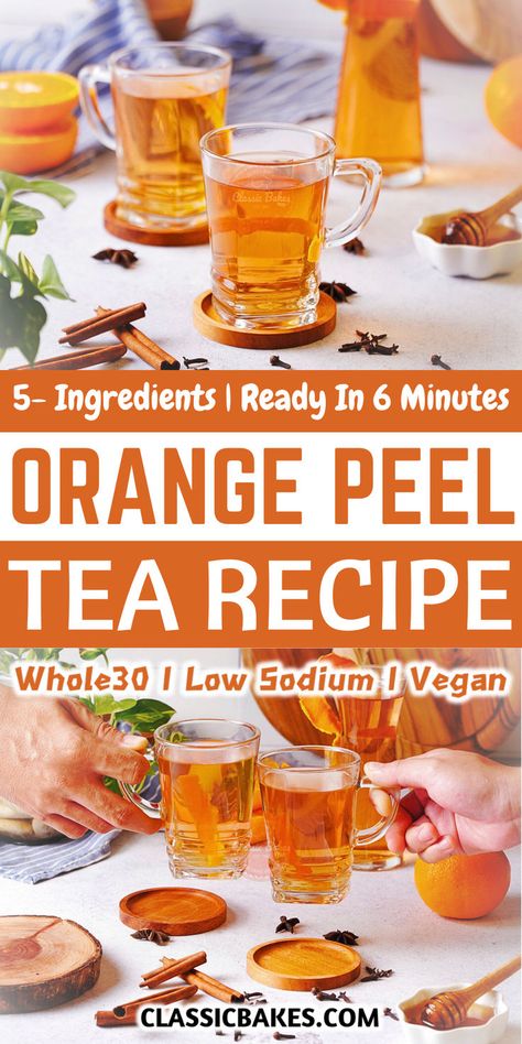 Discover the refreshing taste of Orange Peel Tea! This simple recipe transforms dried orange peels into a fragrant herbal tea, perfect for warming up on a chilly day. Packed with antioxidants and a hint of citrus, it’s a delightful and healthy way to enjoy a cozy beverage at home. Orange Peel Tea, Cozy Afternoon, Dried Orange Peel, Orange Peels, Dried Oranges, Upset Stomach, Tea Recipe, Vegan Breakfast Recipes, Orange Peel