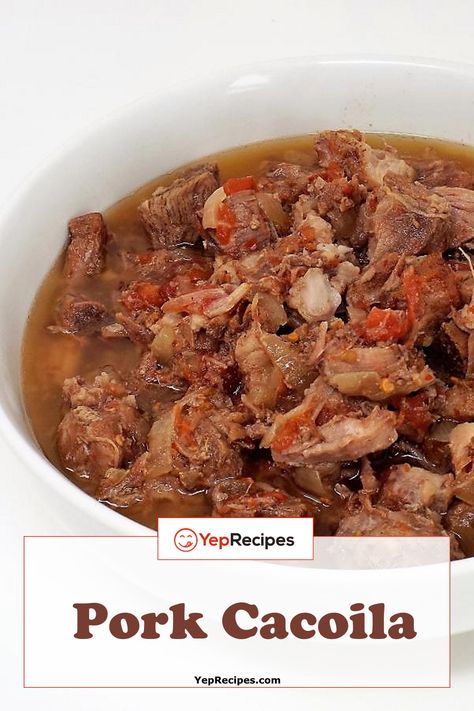 Pork Cacoila Cacoila Recipe Portuguese Crock Pot, Portuguese Pork Recipes, Cacoila Recipe Portuguese, Pork Souse Recipe, Cacoila Recipe, Souse Recipe, Pork Neck Bones Recipe, Portuguese Recipe, Pork Crock