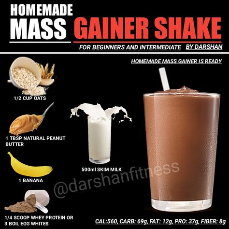 If your goal gain muscle then add this homemade mass gainer to gain maximum muscle weight. #gym #musclebuilding #massgainershake Mass Gainer Shake Recipe, Gain Weight Men, Mass Gainer Shake, Gainer Shake, Weight Gainer Shakes, Bulking Meals, Mass Gain, Lemon Water Before Bed, Food To Gain Muscle