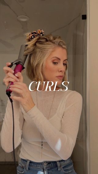 Layered Bob Hairstyle - Jocelyn Mcclellan Fit Mission Makeup Short Hair Curled, Curling Short Hair, Curling Fine Hair, Jocelyn Mcclellan, Iron Curls, Short Layered Bob Hairstyles, Short Hair Waves, Curling Hair, Hair Curling Tutorial