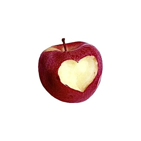 Apple Profile Picture, Apple Tattoo Design, Apple Heart, Cherry Aesthetic Icon, Red Png Aesthetic, Apple Widget, Cherry Widget, Apple Png, Apple Core