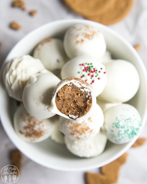 Gingerbread Truffles – Like Mother, Like Daughter Gingerbread Truffles Recipe, Gingerbread Truffles, Bread Balls, Truffles Recipe, Ginger Snap Cookies, Ginger Snap, Truffle Recipe, Homemade Candies, Easy Cookies