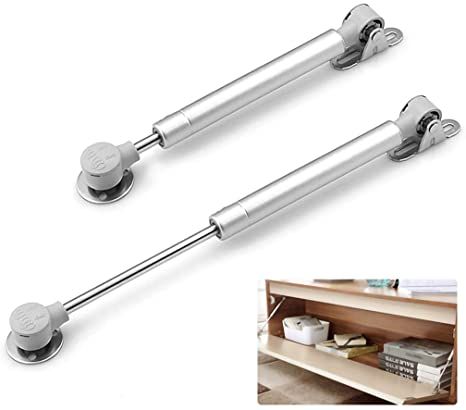 HuiDao 1 Pair Hydraulic Gas Strut Lift Support Door Cabinet Hinge Spring Soft Close Hinge Lid Support Buffer Telescopic Rod for Furniture Cabinet Cupboard Door, 100N/22.5lb (Downturn Door 2) - - Amazon.com Offset Hinges, Cupboard Hinges, Furniture Hinges, Hinges For Cabinets, Furniture Cabinet, Open Cabinets, Cabinet Hinges, Furniture Rehab, Kitchen Cabinet Doors