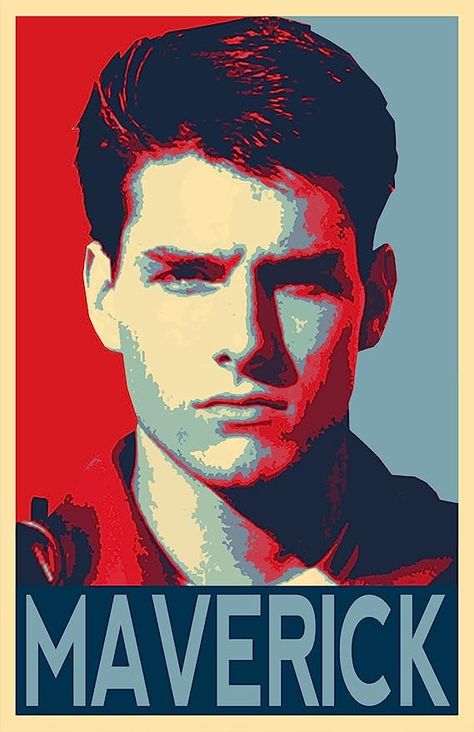 Amazon.com: Maverick Top Gun Illustration - Tom Cruise U.S. Navy Military Pop Art Movie Home Decor Poster Print (11x17 inches): Posters & Prints Gym Wallpapers, Maverick Top, Mad Men Don Draper, Movie Home Decor, Movie Home, Military Images, Film Posters Art, Horror Picture Show, Rocky Horror Picture