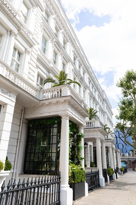 The Kensington Hotel Luxury Hotel in South Kensington, London, United Kingdom, Best Hotels in England United Kingdom Luxury Accommodations by Annie Fairfax Aesthetic Hotel Exterior, South Kensington London House, Luxury Hotel Exterior, Kensington Hotel London, Houses Canada, Townhouse Inspiration, South Kensington London, Hotels In London, Hotel In London