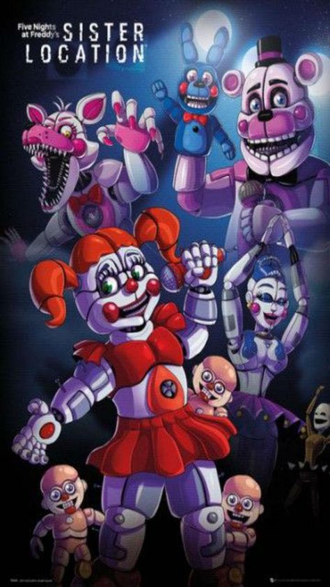 Download FNAF SL Wallpaper by jrivera122 - 22 - Free on ZEDGE™ now. Browse millions of popular fnaf Wallpapers and Ringtones on Zedge and personalize your phone to suit you. Browse our content now and free your phone Fnaf 5, Fnaf Baby, Fnaf Sl, Fnaf Sister Location, Horror Video Games, Afton Family, Animatronic Fnaf, Circus Baby, Fnaf Wallpapers