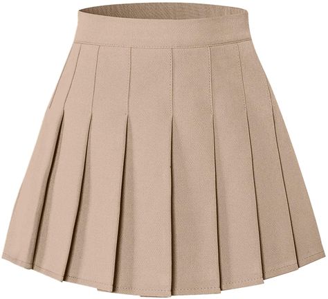 PRICES MAY VARY. 100% Polyester Imported Materials: 95% polyester + 5% spandex Classic pleated uniform skirt with elastic waist design is unique and fashion Above knee length skirt with inner shotrs, avoid embarrassment Elastic closure is very convinient and comfortable Pair with Polo Shirt, Hoodie, Sweater Shirt, Loose Sweatshirt, Cardigan, Jacket and any Top You Like. Joe Wenko New & Fashion Apparel US Trademark. We are committed to providing each customer with the highest standard of customer Belted Cardigan Outfit, Faux Fur Coats Outfit, Winter Date Outfits, Uniform Skirt, Womens Pleated Skirt, Trendy Outfits Winter, Khaki Skirt, Long Puffer Coat, Pleated Long Skirt