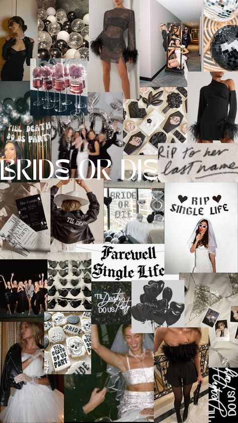 Black Out Bachelorette Theme, Black And White Themed Bachelorette Party, Hens Night Theme Ideas, Bridal Bachelorette Party Ideas, Themes For Bachelorette Party Ideas, Color Themed Bachelorette Party, Bachelorette Party Themes Black And White, White And Black Bachelorette Party, Dallas Bachelorette Party Themes