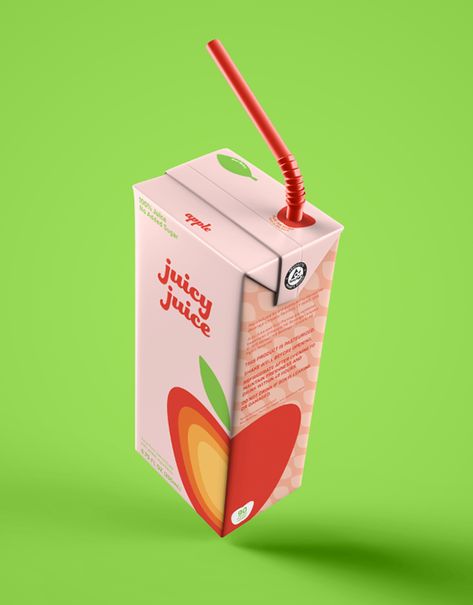 70s Branding projects | Photos, videos, logos, illustrations and branding on Behance Juice Box Aesthetic, Juice Box Packaging, Juice Package Design, 70s Packaging, Juice Box Design, 70s Branding, Juice Illustration, Juice Design, Juice Carton