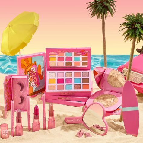 Colourpop Is Releasing a Barbie Makeup Collection Barbie Hands, Barbie Malibu, Malibu Sunset, Barbie Makeup, Makeup News, Colourpop Cosmetics, Lizzie Mcguire, Malibu Barbie, Hello Kitty Pictures