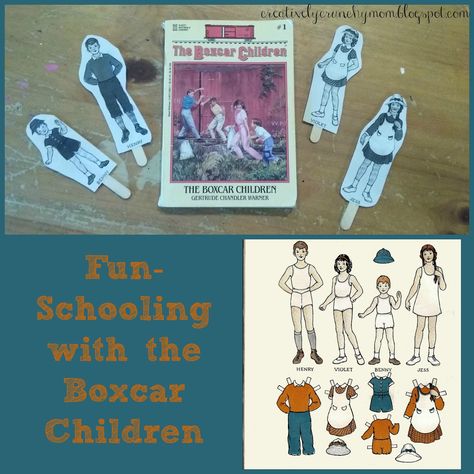 Crunchy Mom: Fun-Schooling With The Boxcar Children! Boxcar Children Project, Boxcar Children Activities, The Boxcar Children, Reading Fair, Crunchy Mom, Family Read Alouds, Boxcar Children, Kid Book, Kids Book Club