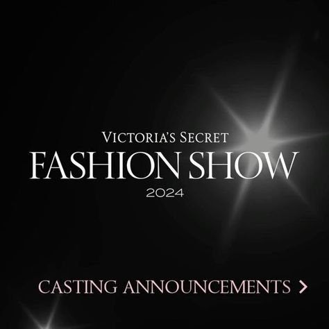 Victoria's Secret on Instagram: "Casting announcement: We’re excited to share our first five official talent updates for the 2024 Victoria’s Secret Fashion Show. Stay tuned for more big news, many of your favorites are yet to come. #VSFashionShow" 2024 Victoria Secret Fashion Show, Fashion Show Victoria Secret, Victoria’s Secret Fashion Show 2024, Vs 2024 Show, Vs Fashion Show 2024, Victoria Secret 2024 Fashion Show, 2024 Nostalgia, Victoria Secret Show, Fashion Girly