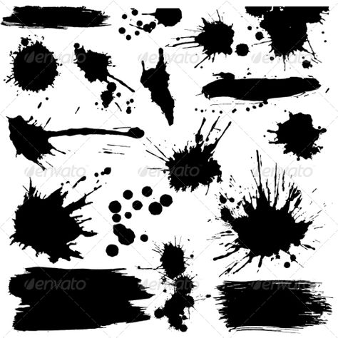 Set of Ink Blots — JPG Image #set #element • Available here → https://graphicriver.net/item/set-of-ink-blots/6906436?ref=pxcr Splatter Tattoo Ideas, Black Splatter Tattoo, Ink Splash Tattoo, Ink Splatter Tattoo, Trash Polka Elements, Polka Trash Tattoo, Background Tattoo Ideas, Cover Up Tattoo Design, Covering Tattoos