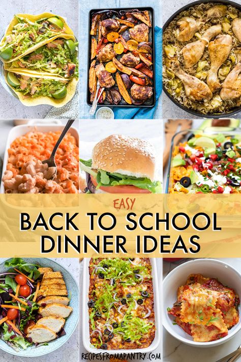 School Dinner Ideas, Back To School Dinner Ideas, Back To School Dinners, Egg Recipes For Lunch, Back To School Dinner, Weight Watchers Crock Pot Recipes, Vegetarian Slow Cooker Recipes, School Dinner, Simple Family Meals