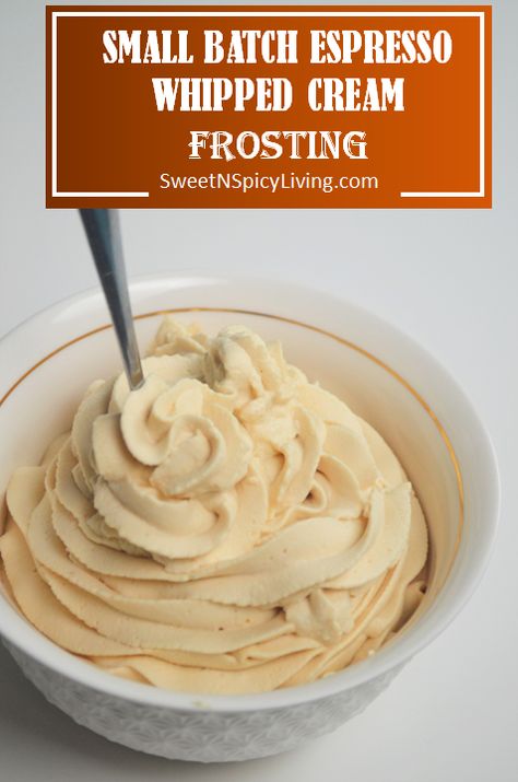 Light, fluffy and finger licking good Espresso Whipped Cream Frosting. One of the easiest frosting to make and one that You can really eat without feeling overwhelmed with sweetness. This is my go to frosting when I just feel like enjoying the frosting on my cakes and cupcakes. A quick and delicious frosting, truly. Espresso Whipped Cream, Video Classic, Homemade Whipped Cream Recipe, Flavored Whipped Cream, Fluffy Frosting, Easy Frosting, Raspberry Buttercream, Recipes With Whipping Cream, Making Whipped Cream