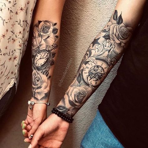 Unique Half Sleeve Tattoos, Half Sleeve Tattoos Forearm, Half Sleeve Tattoos, Female Tattoos, Tattoos For Women Half Sleeve, Men Tattoos, Forearm Sleeve Tattoos, Tattoos For Black Skin, Forearm Tattoo Women