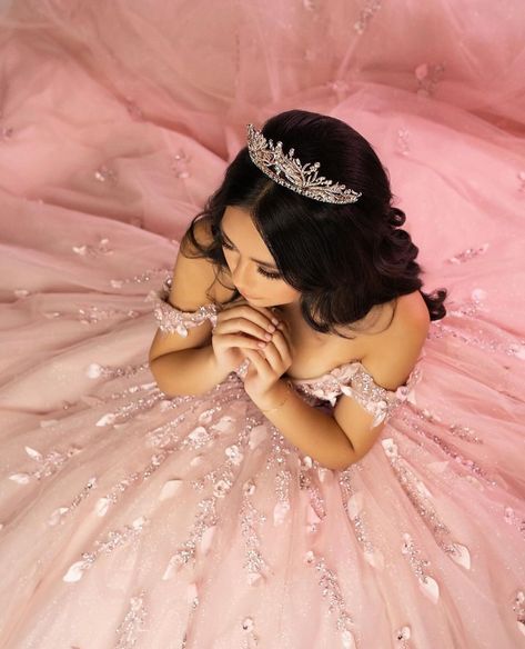 Quinceañera dreams 💖☁️ Morilee style 60181, available in blush and regal blue at Pierre’s Bridal. Also available to order in emerald or bahama blue. Repost from @qphotography___ & @alwaysforevergirl ☁️✨ ✨✨✨ #morileequince #quince #xv #misquince #quinceañera #quincedress #ballgown #valencia #morileevizcaya #vestidodequince #vestido #sweet15 #quinceparty #fiesta #fiestade15 #princesa #estilo #fotografia #lotd #love #inspiration #inspiracion #quincemakeup #quinceaños #myquince #quinces Roses Quinceanera Theme, Quinceñera Photos, Quince Picture Poses, Quinceañera Pictures, Quince Poses, Quince Photos, Quinceañera Photoshoot Ideas, Quince Pictures, Quinceanera Pictures