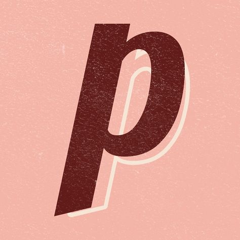 Letter P font printable a to z stylish lettering alphabet | free image by rawpixel.com / jingpixar Huruf P Aesthetic, Huruf Aesthetic A-z, Abjad Lettering A-z, Handwriting Tag, N Letter Design, 70s Lettering, Cursive Fonts Handwritten, Vintage Handwriting, P Font