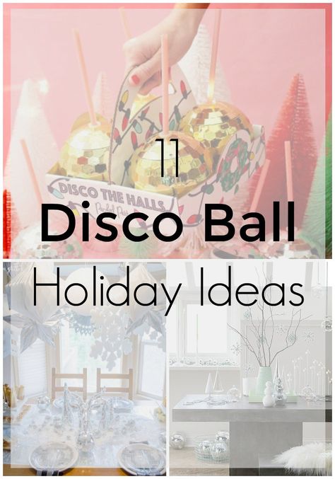 11 awesome Disco Ball Holiday Ideas Disco Balls On Christmas Tree, Christmas Decor With Disco Balls, Christmas Decor Disco Balls, Disco Ball Christmas Decorations, Christmas Disco Ball Decor, Disco Ball Tree Topper, Disco Ball Ornaments Christmas Trees, Disco Ball Snowman Diy, Decorating With Disco Balls