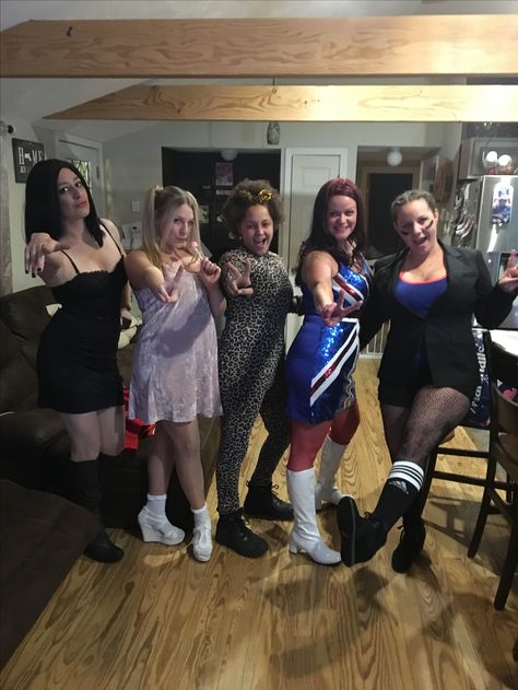 #spicegirls #costume #posh #babyspice #gingerspice #90scostume #halloween #costume #sportyspice #scary spice Scary Spice Costume, Baby Spice Costume, Scary Spice, Polar Plunge, 90s Costume, Baby Spice, Ginger Spice, Spice Girls, Halloween Ideas