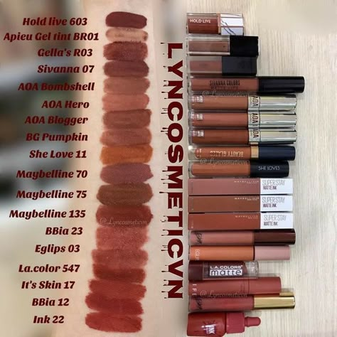 Superstay Maybelline, Membentuk Alis, Dry Skin Makeup, Lipstick For Dark Skin, Lip Shades, Lip Color Makeup, Lipstick Kit, Makeup Shades, Makeup And Beauty Blog