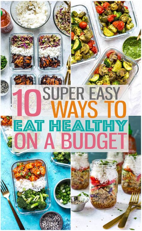 Eat Healthy On A Budget, Eating Healthy On A Budget, Office Food, Healthy Breakfast Bowl, Cheap Dinner Ideas, Healthy On A Budget, Ways To Eat Healthy, Cheap Healthy, Diner Recept