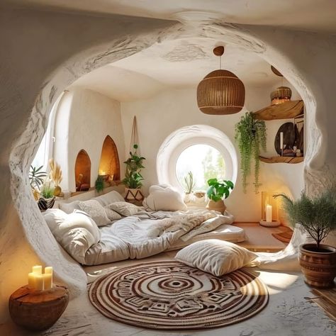 Maison Earthship, Casa Hobbit, Earthship Home, Dream Life House, Adobe House, Cob House, Dream House Rooms, Dream House Interior, House Room