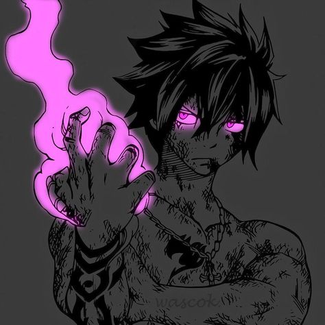 Gray Fullbuster Icons, Fairy Tail Pfp, Glowing Pfp, Gray Pfp, Gray Icons, Naruto Pfp, Dark Manga, Manga Pfps, Fairy Tail Gray