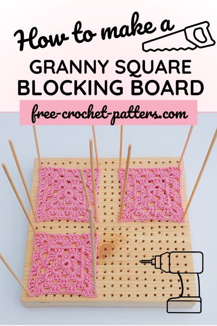 Square Archives • Free Crochet Patterns Granny Square Blocking Board Diy, Crochet Joining Squares, How To Join Crochet Squares, How To Join Granny Squares, Granny Square Blocking, Baby Socks Design, Crochet Reference, Crochet Blocking, Crochet Blocking Board