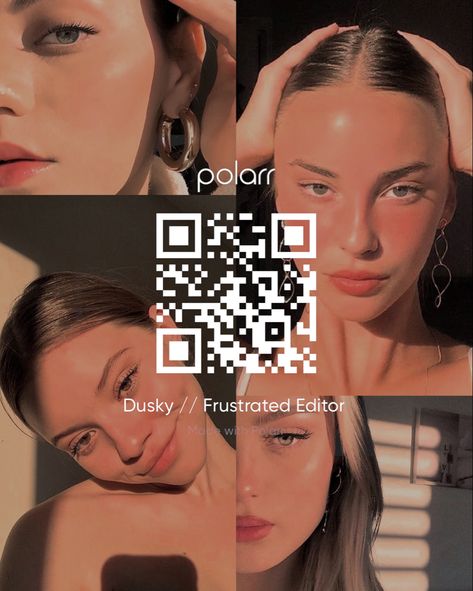 Polarr Filters Code Iphone Filter, Qr Code Polarr Filter Lightroom, Polarr Filters Code Aesthetic Soft, Snapchat Filter Codes, Polarr Filters Code, Code Pollar, Filter Aesthetic, Free Filters, Filters App